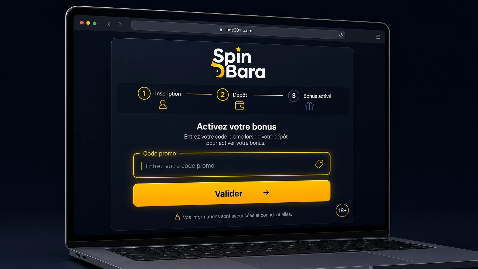 Comment utiliser un code promo Spinbara