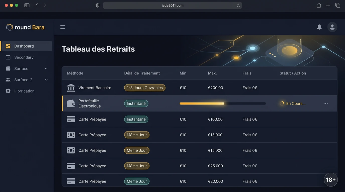 Spinbara Retrait : Retraits Rapides
